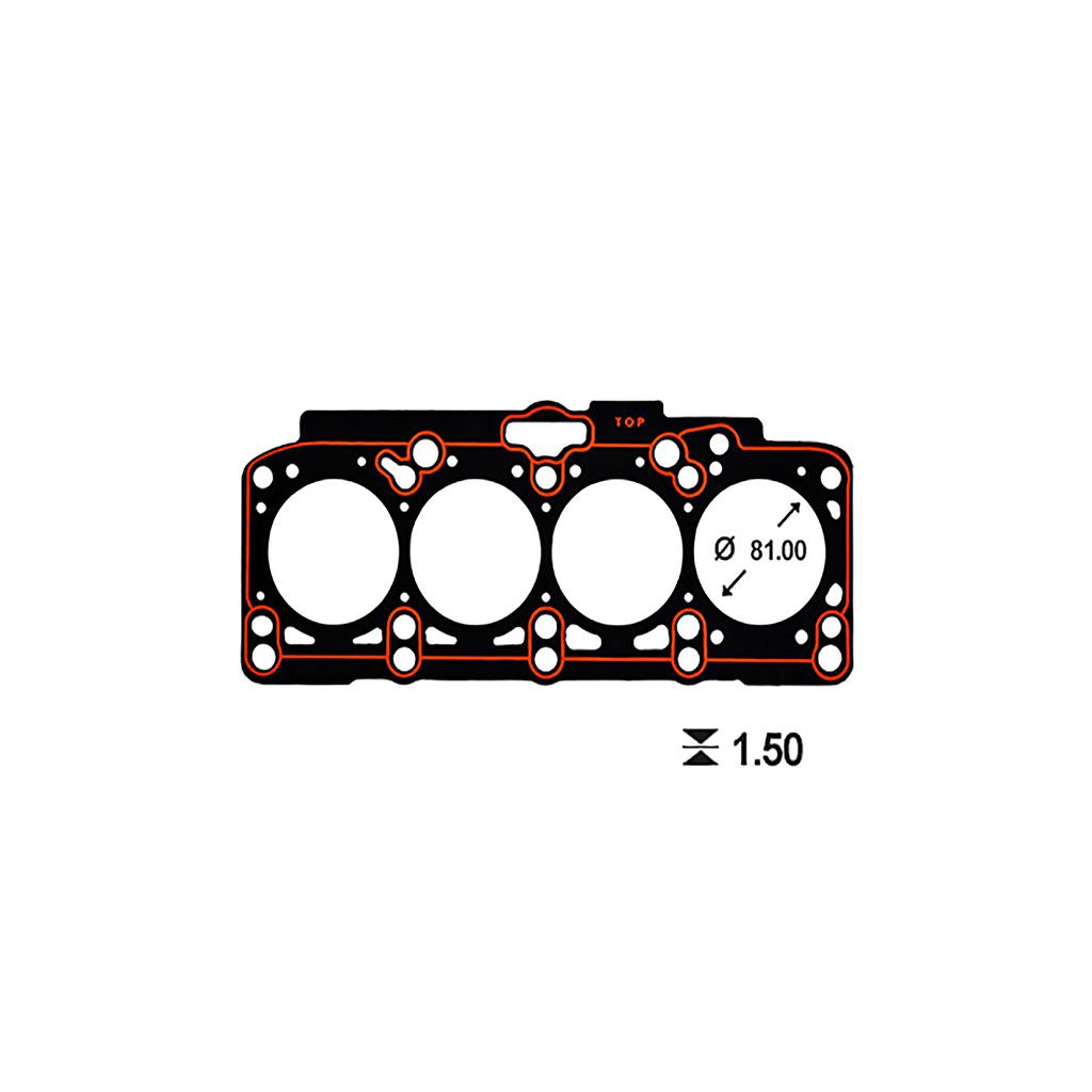 ILLINOIS JUNTA TAPA CILINDRO VOLKSWAGEN BORA GOLF SDI/TDI 1997/… AUDI A3 TDI 1996/99 1.9 ALH/AHF/AGR/AGP/AHF (038103383G) (MetalGraf)