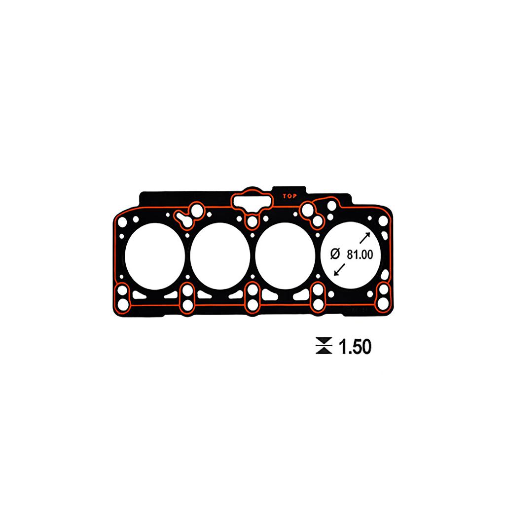 ILLINOIS JUNTA TAPA CILINDRO VOLKSWAGEN BORA GOLF SDI/TDI 1997/… AUDI A3 TDI 1996/99 1.9 ALH/AHF/AGR/AGP/AHF (038103383F) (MetalGraf)