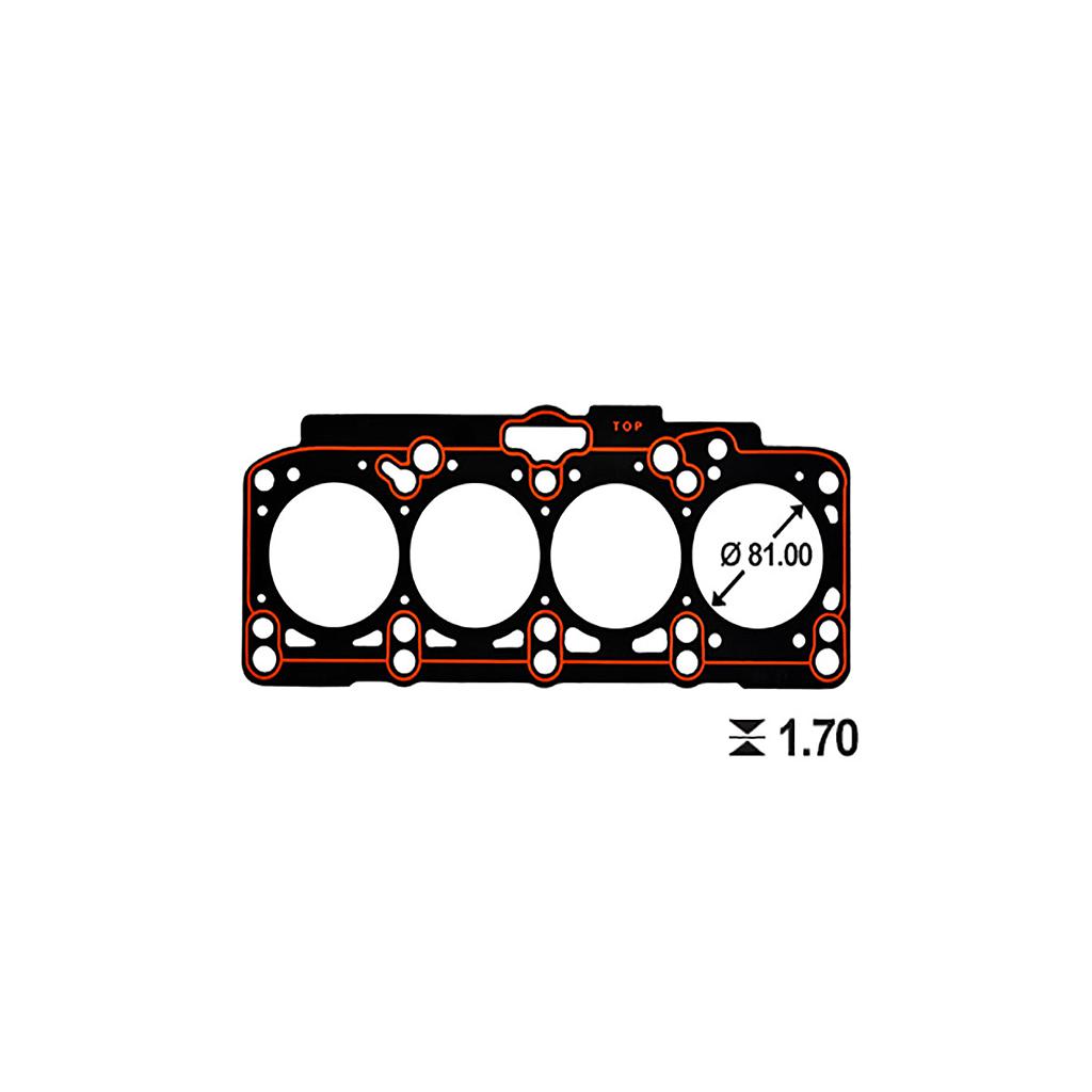 ILLINOIS JUNTA TAPA CILINDRO VOLKSWAGEN BORA GOLF SDI/TDI 1997/… AUDI A3 TDI 1996/99 1.9 ALH/AHF/AGR/AGP/AHF (038103383L) (MetalGraf)