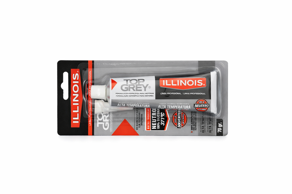ILLINOIS FORMAJUNTA SELLADOR RTV NEUTRO OXIMICO GRIS 70Gr