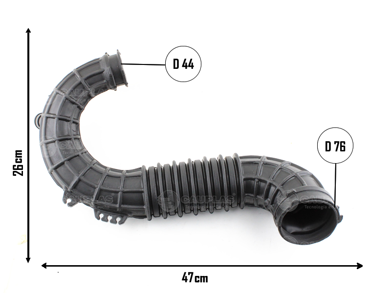 CAUPLAS MANGUERA CIRCULACION DE AIRE VW AMAROK OEM: 2H0129615C