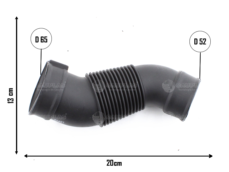 CAUPLAS  MANGUERA CIRCULACION DE AIRE CHEVROLET CORSA