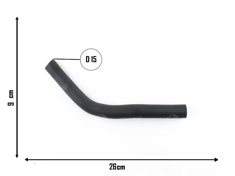 CAUPLAS MANGUERA CALEFACTOR ENTRADA FORD ECOSPORT I=YACO 2643