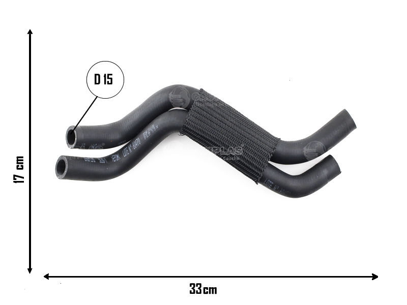 CAUPLAS MANGUERA CALEFACCION CONJUNTO FORD KA