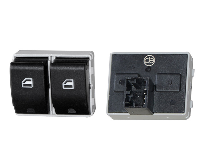 ALFA TECLA LEVANTA VIDRIOS GOLD TREND FOX SURAN (BASE GRIS - DOBLE SECUENCIA) OEM:6Q0959858