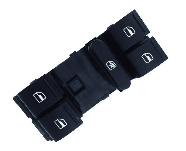 ALFA TECLA LEVANTA VIDRIOS Y TRABA VIDRIOS TRASEROS VW AMAROK VENTO (10 TERMINALES) OEM:1K4959857B