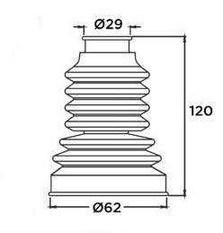 SERRAT KIT DE TRANSMISION FORD RANGER CARDAN 12>