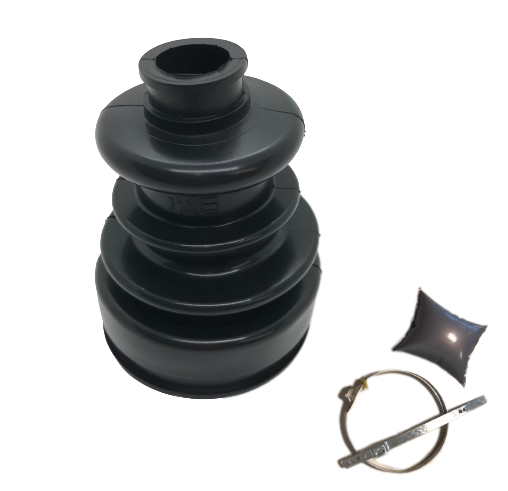 AS KIT FUELLE HOMOCINETICA C/ABRAZADERAS METALICAS Y ACEITE DE TRANSMISION PIRAMIDE LADO RUEDA FIAT 128 147