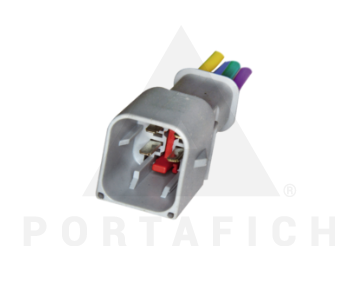 PORTAFICH CONECTOR 4 VIAS PEUGEOT CITROEN