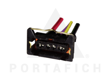 PORTAFICH CONECTOR 4 VIAS BOMBA COMBUSTIBLE VW GOL GOLF PASSAT