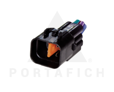 PORTAFICH CONECTOR 4 VIAS LAMBDA/TUCSON/SPORTAGE-CONTRACONECTOR 1078