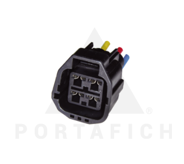 PORTAFICH CONECTOR 4 VIAS INYECCION ELECTRONICA