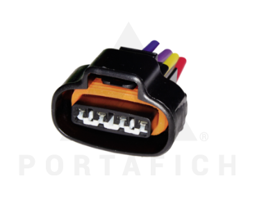 PORTAFICH CONECTOR 4 VIAS INYECCION ELECTRONICA
