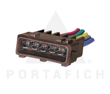 PORTAFICH CONECTOR 5 VIAS - CONTRACONECTOR 695