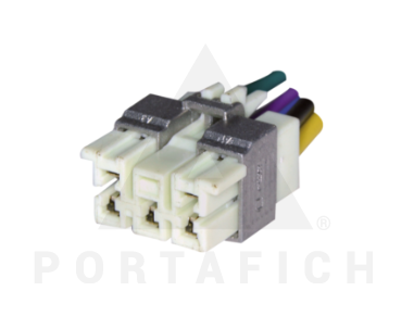 PORTAFICH CONECTOR 5 VIAS INSTRUMENTAL IVECO LINEA PESADA
