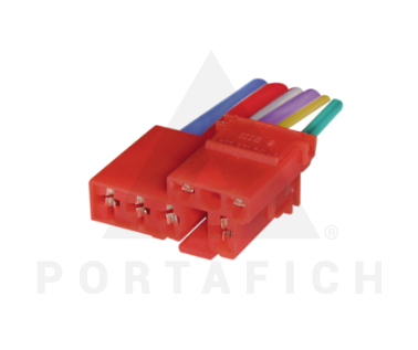 PORTAFICH CONECTOR 6 VIAS ALZACR. VW GOL/GV