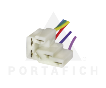 PORTAFICH CONECTOR 6 VIAS BALIZA VW CAMION
