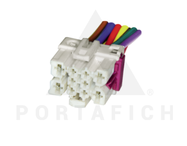 PORTAFICH CONECTOR 10 VIAS AUDI/VW