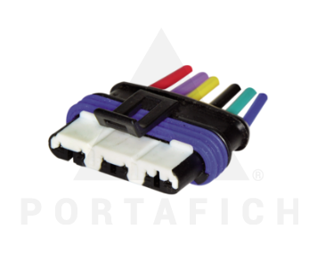 PORTAFICH CONECTOR 6 VIAS SENSORES