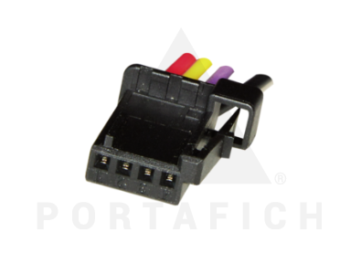 PORTAFICH CONECTOR 4 VIAS VW