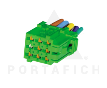 PORTAFICH CONECTOR 9 VIAS MERCEDES BENZ AGRALE LINEA PESADA