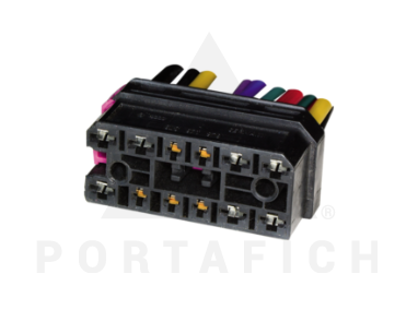 PORTAFICH CONECTOR 12 VIAS CONTROL COLUMNA DIRECCION VW AUDI TT