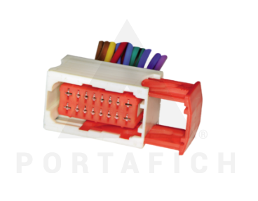 PORTAFICH CONECTOR 16 VIAS VANO MOTOR CITROEN PEUGEOT