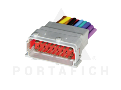 PORTAFICH CONECTOR 16 VIAS MOTOR CITROEN PEUGEOT