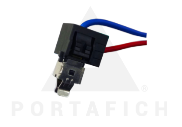 PORTAFICH CONECTOR 1 VIA LAMPARA H1/H3