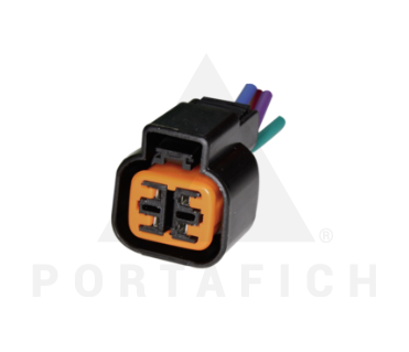 PORTAFICH CONECTOR 4 VIAS SONDA LAMBDA HYUNDAI KIA - CONTRACONECTOR 1081