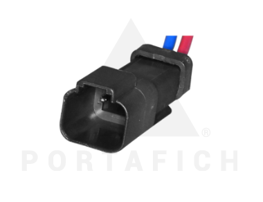 PORTAFICH CONECTOR 2 VIAS DEUSTCH AGRIC/COLECT/CAMION CONTRACONECTOR 1201
