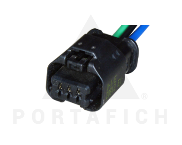 PORTAFICH CONECTOR 3 VIAS SENSOR CINGÜEÑAL PUEGEOT/CITROEN