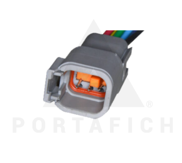 PORTAFICH CONECTOR 6 VIAS LINEA DEUTSCH CAMIONES/OMNIBUS/AGRICOLA CONTRACONECTOR 1314