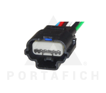 PORTAFICH CONECTOR 6 VIAS ACELERADOR ELECTRONICA FORD FOCUS/CARGO
