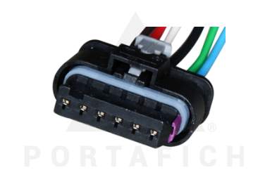 PORTAFICH CONECTOR 6 VIAS MODULO CIERRE CENTRALIZADO VW/AUDI