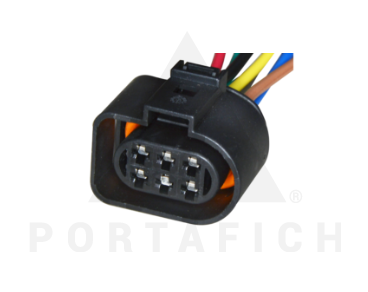 PORTAFICH CONECTOR 6 VIAS SONDA LAMBDA VW/BMW