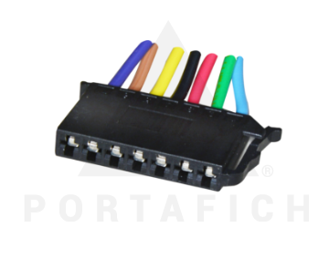 PORTAFICH CONECTOR 7 VIAS LIMPIA PARABRISAS VW