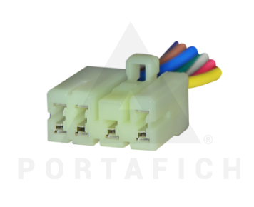 PORTAFICH CONECTOR 7 VIAS AUTORADIO TOYOTA