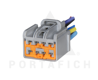 PORTAFICH CONECTOR 8 VIAS LEVANTAVIDRIOS FORD FOCUS