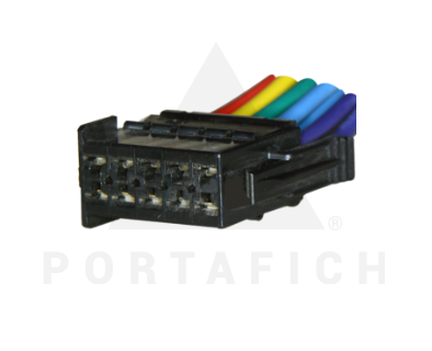 PORTAFICH CONECTOR 10 VIAS VW/VOLVO/SCANIA REPARACION DE INSTRUMENTOS/APERTURA DE PUERTAS/MODULO TACOGRAFO