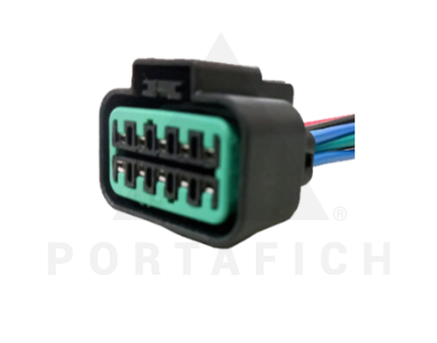 PORTAFICH CONECTOR 10 VIAS FARO GM SONIC 12/14 FARO HYUNDAI XENON 11/10