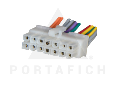 PORTAFICH CONECTOR 14 VIAS ESTEREO GENERICO IDEAL B52