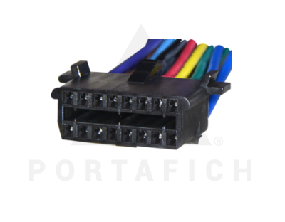 PORTAFICH CONECTOR 16 VIAS VW MAZO DE DIAGNOSTICO