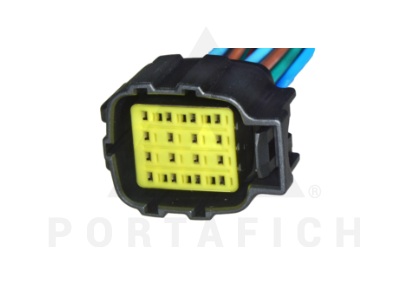 PORTAFICH CONECTOR 16 VIAS CAMION/OMNIBUS - CONTRACONECTOR 1359