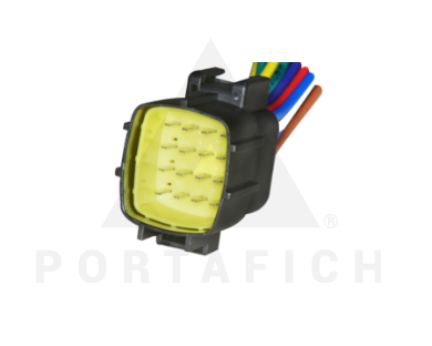 PORTAFICH CONECTOR 16 VIAS CAMION/OMNIBUS - CONTRACONECTOR 1358