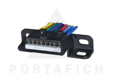 PORTAFICH CONECTOR 16 TOMA DIAGNOSTICO UNVIERSAL HEMBRA