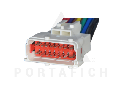 PORTAFICH CONECTOR 16 VIAS CITROEN/PEUGEOT