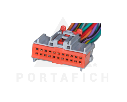 PORTAFICH CONECTOR 22 VIAS ESPEJO RETROVISOR LANDROVER/JAGUAR/FORD F-150