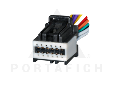 PORTAFICH CONECTOR 12 VIAS CAJA MULTIMEDIA EDGE SYNC 2 FORD MONDEO/ESPEJOS CHEVROLET EQUINOX
