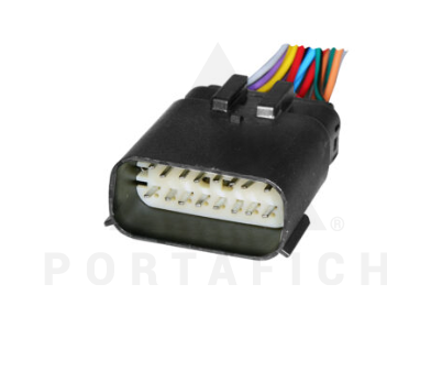 PORTAFICH CONECTOR 16 VIAS FARO DELANTERO FORD FOCUS/MONDEO/FIESTA CONTRACONECTOR 1379